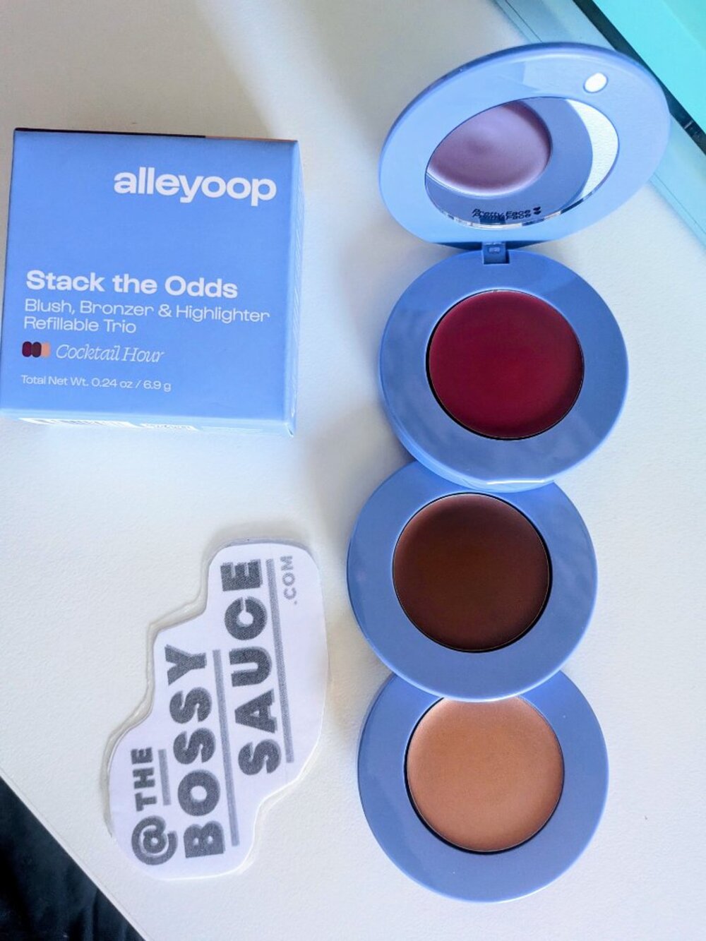 Alleyoop Stack the Odds On-the-Go Blush, Bronzer, Highlighter Trio Cocktail Hour